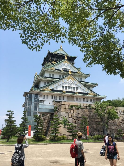 大阪城と石垣