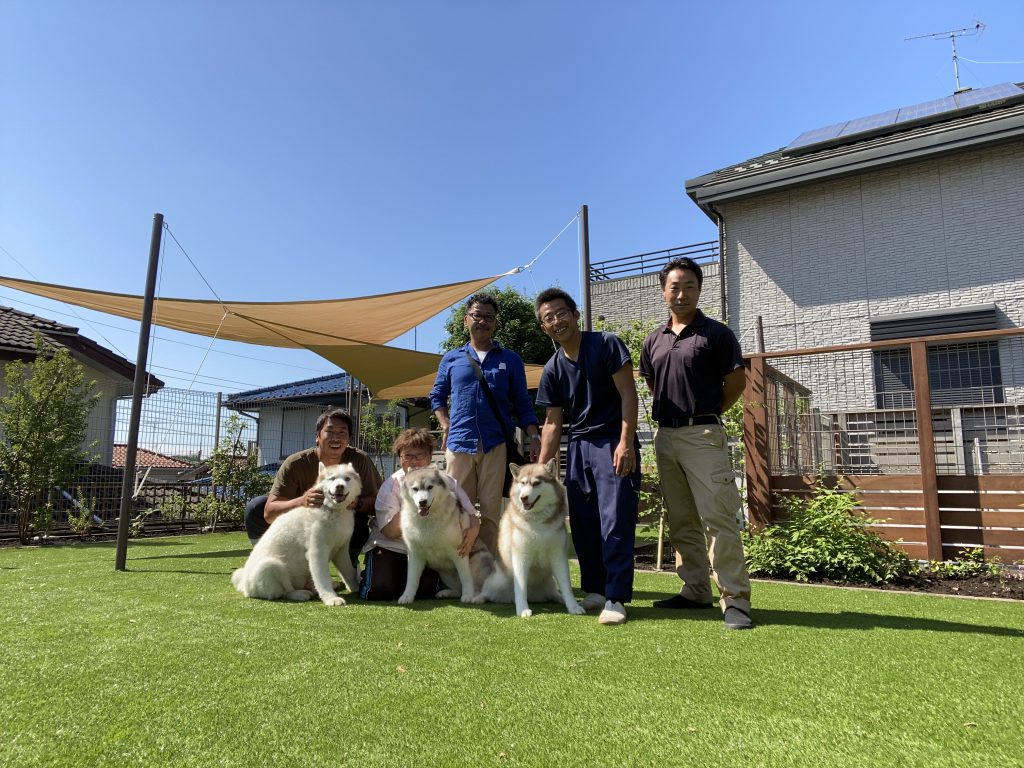 樹々に囲われた緑豊かなドックラン「わんちゃんたちの楽園」