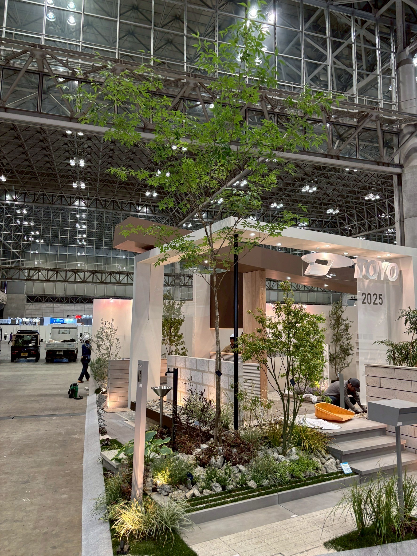 EXG2025　東洋工業様ブース植栽